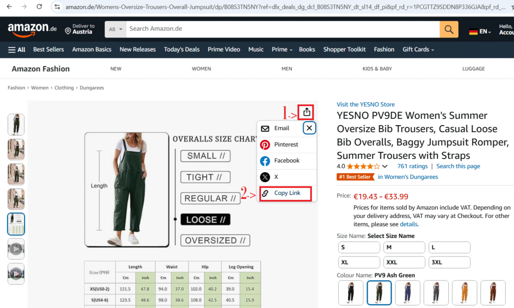 2nd Click on URL and copy it or click on Sharing Sign Button and Copy Link